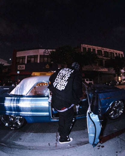 THAT’S A AWFUL LOT OF COUGH SYRUP